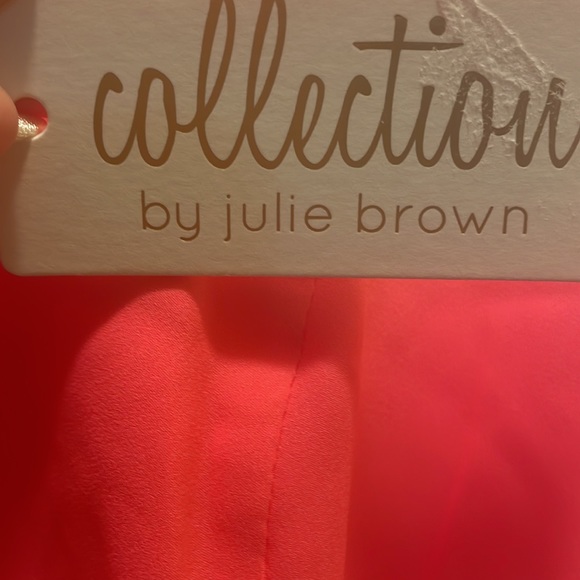 Collection by Julie Brown color block hot pink/navy dress in size 6 - Picture 2 of 10